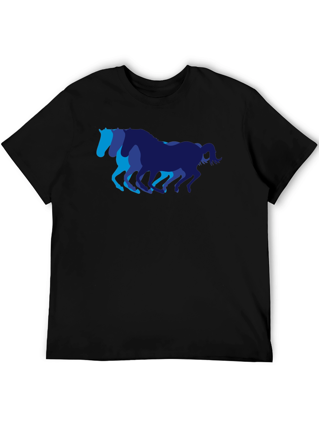 Equine Silhouette Tee - Stylish Graphic T-Shirt
