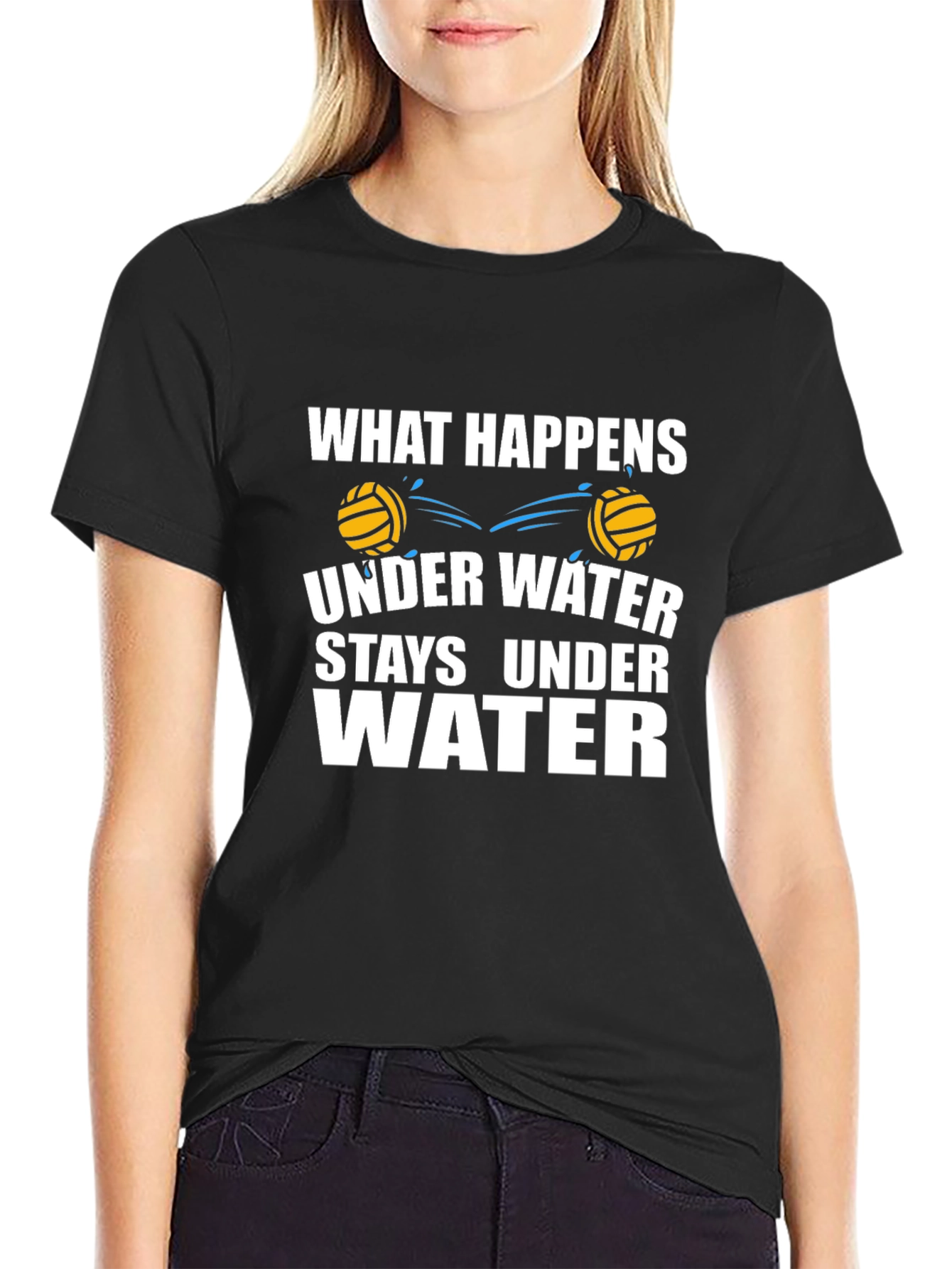 Water Polo T-Shirt - What Happens Under Water