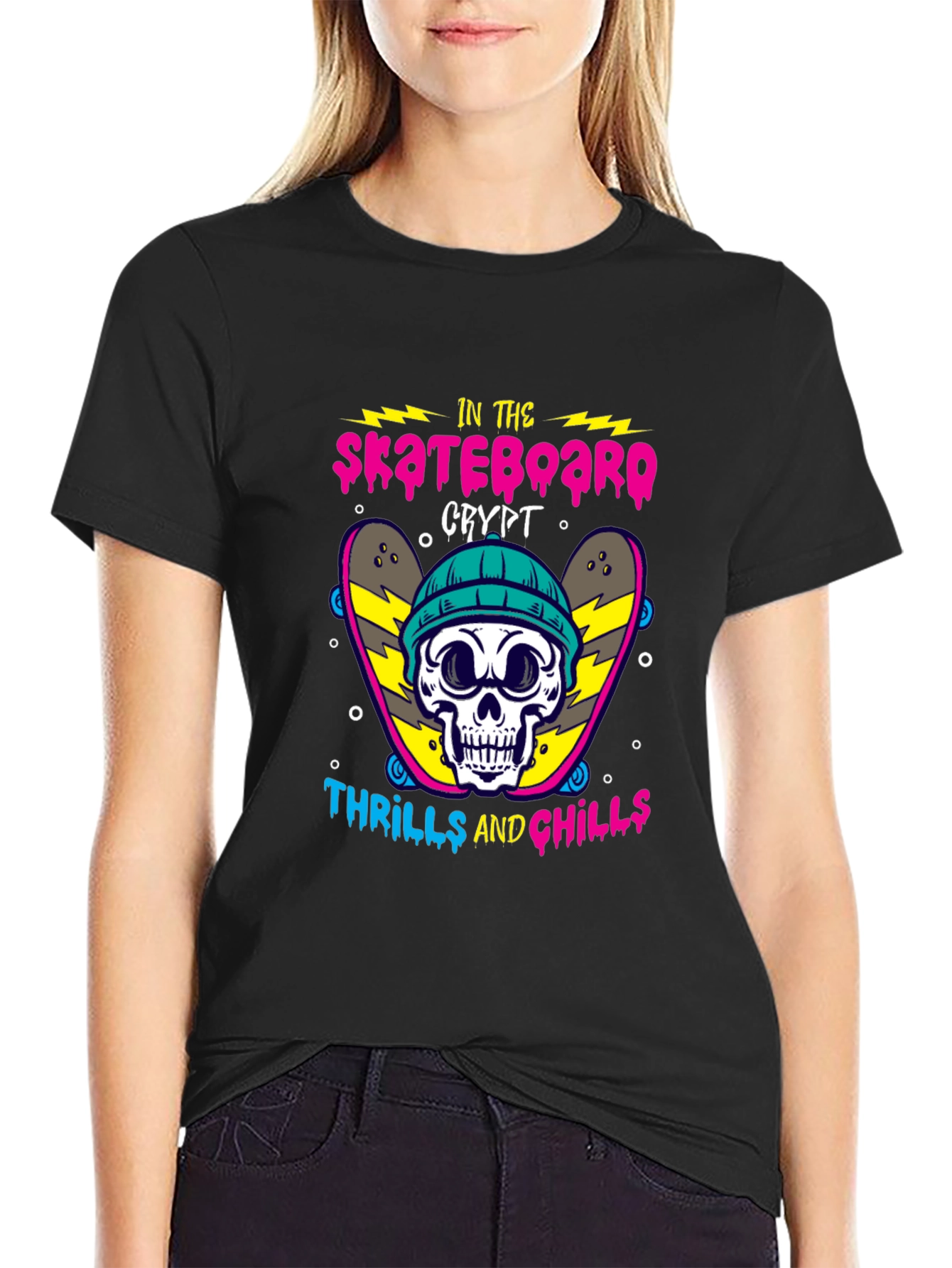Skateboarding Crypt Graphic Tee