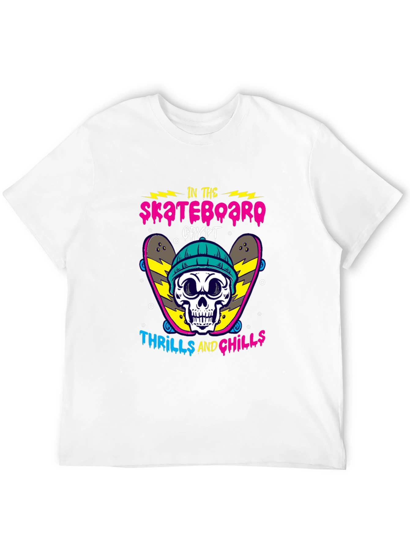 Skateboarding Crypt Graphic Tee