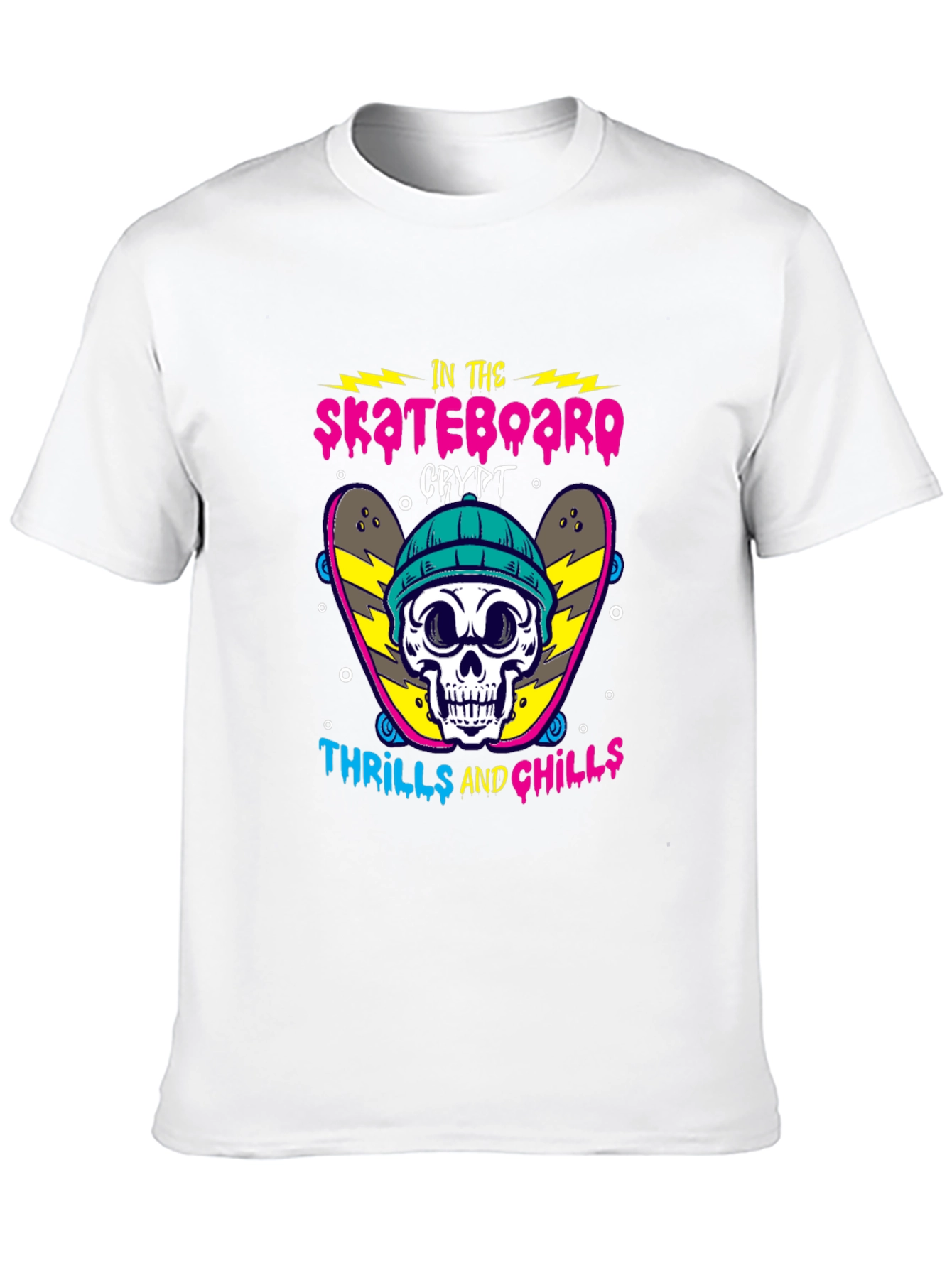 Skateboarding Crypt Graphic Tee