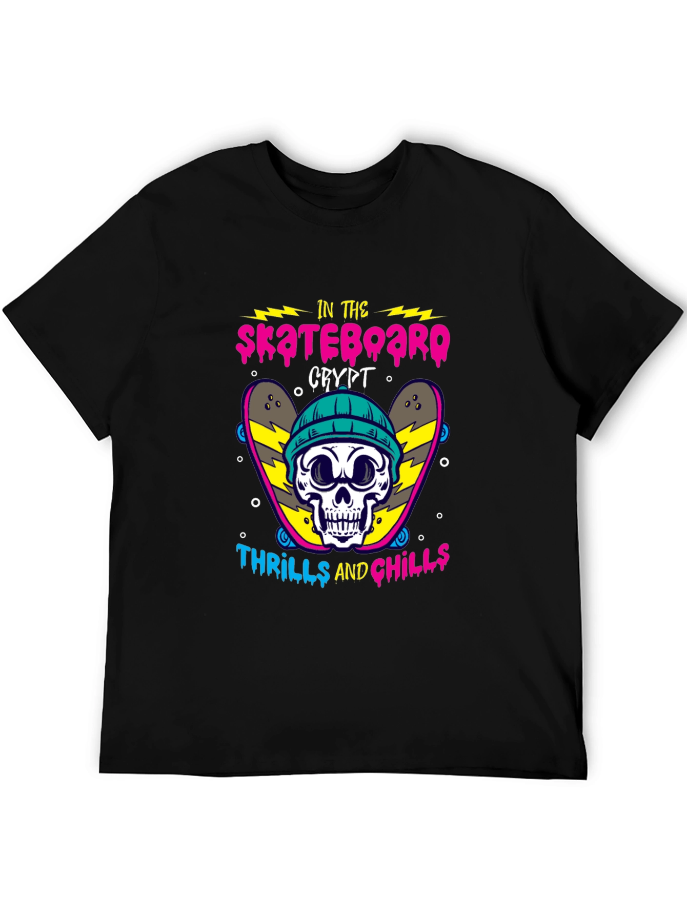 Skateboarding Crypt Graphic Tee