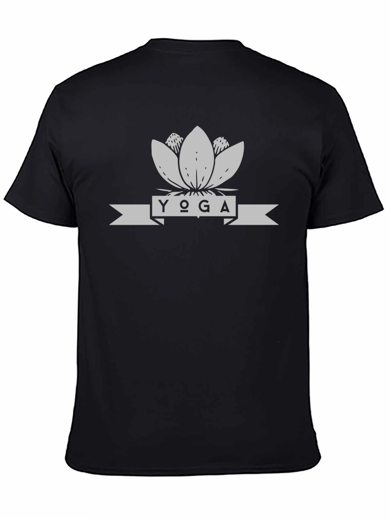 Yoga Lotus Flower Graphic T-Shirt