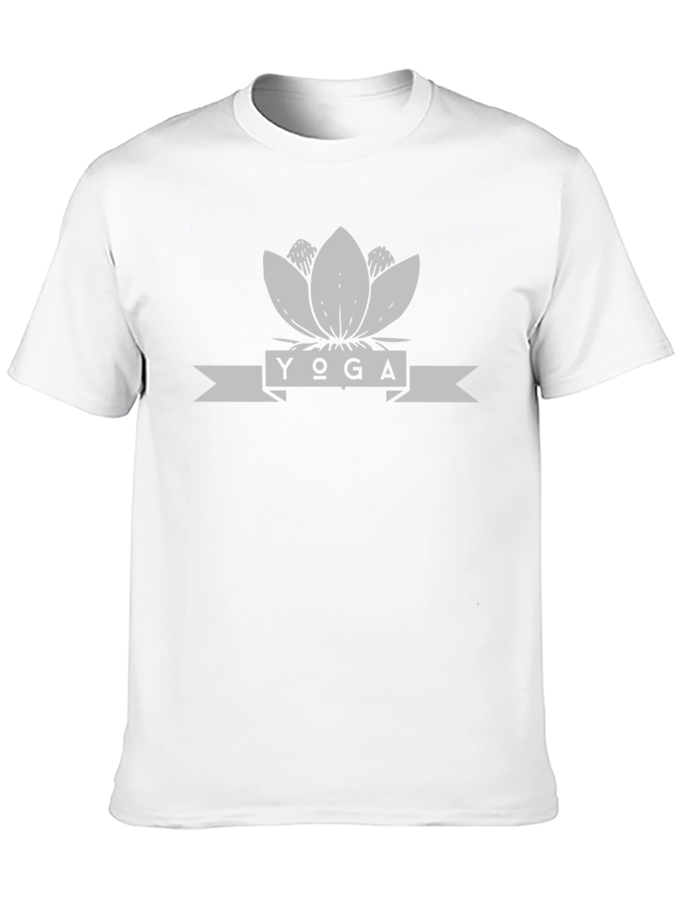 Yoga Lotus Flower Graphic T-Shirt