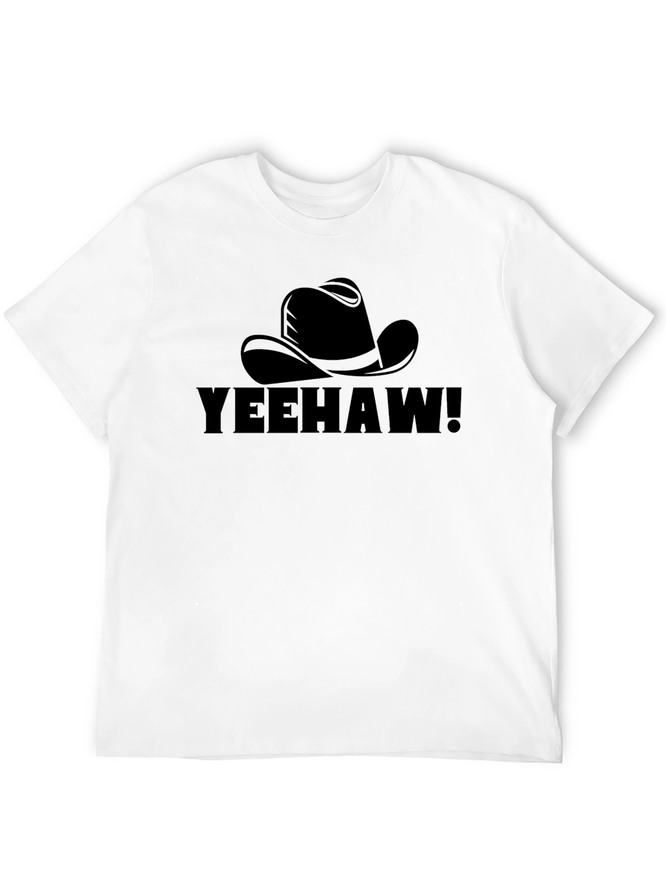 Yeehaw Cowboy Hat Graphic T-Shirt - Classic Western Style