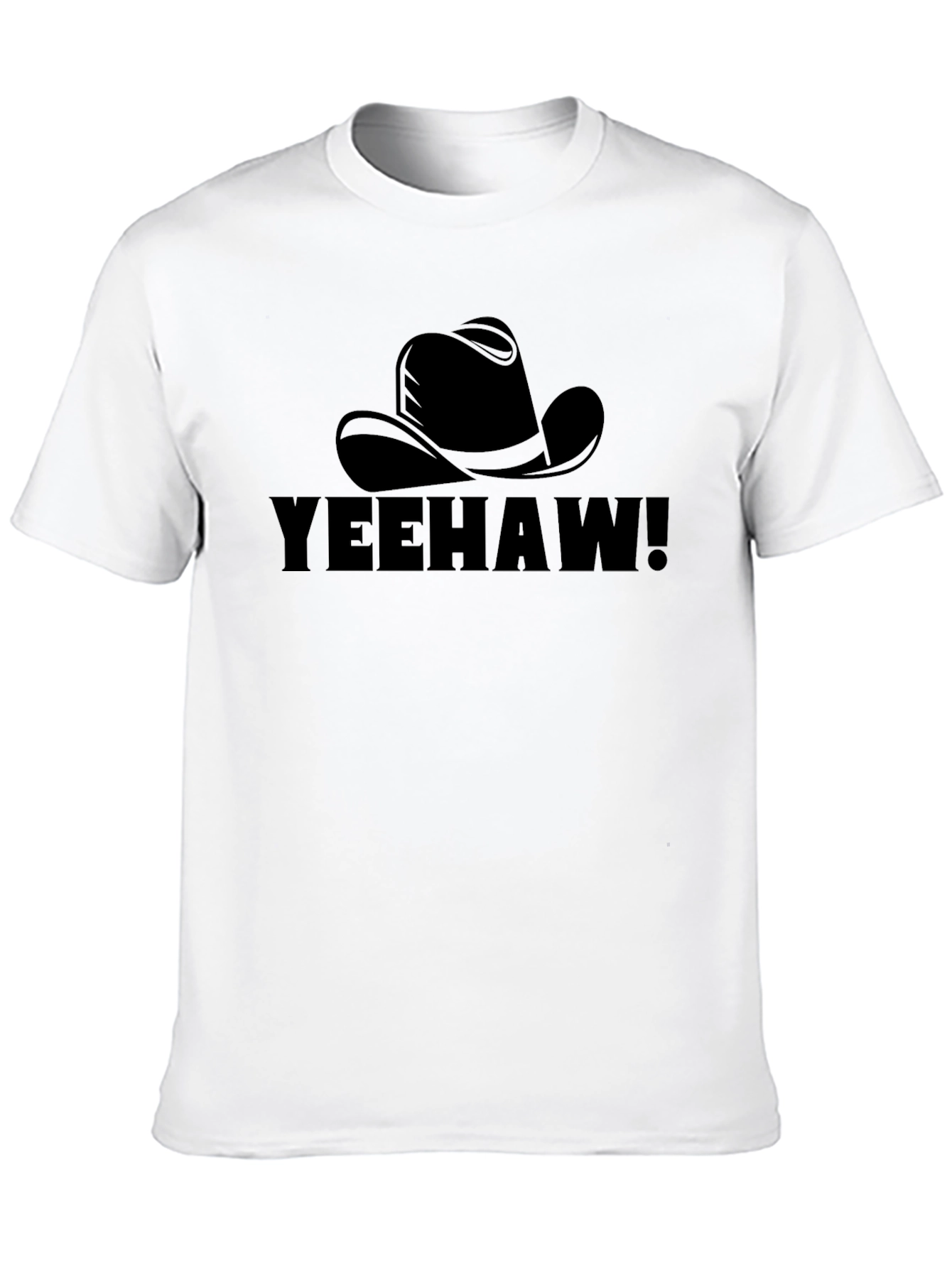 Yeehaw Cowboy Hat Graphic T-Shirt - Classic Western Style