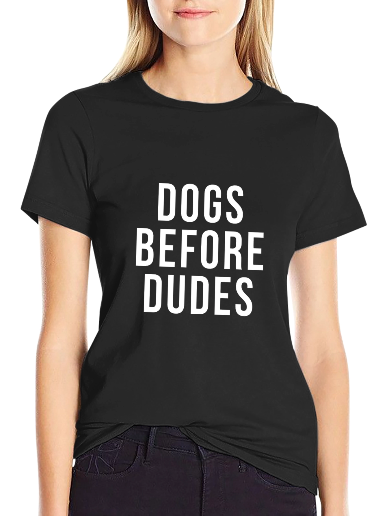 Dogs Before Dudes Graphic T-Shirt