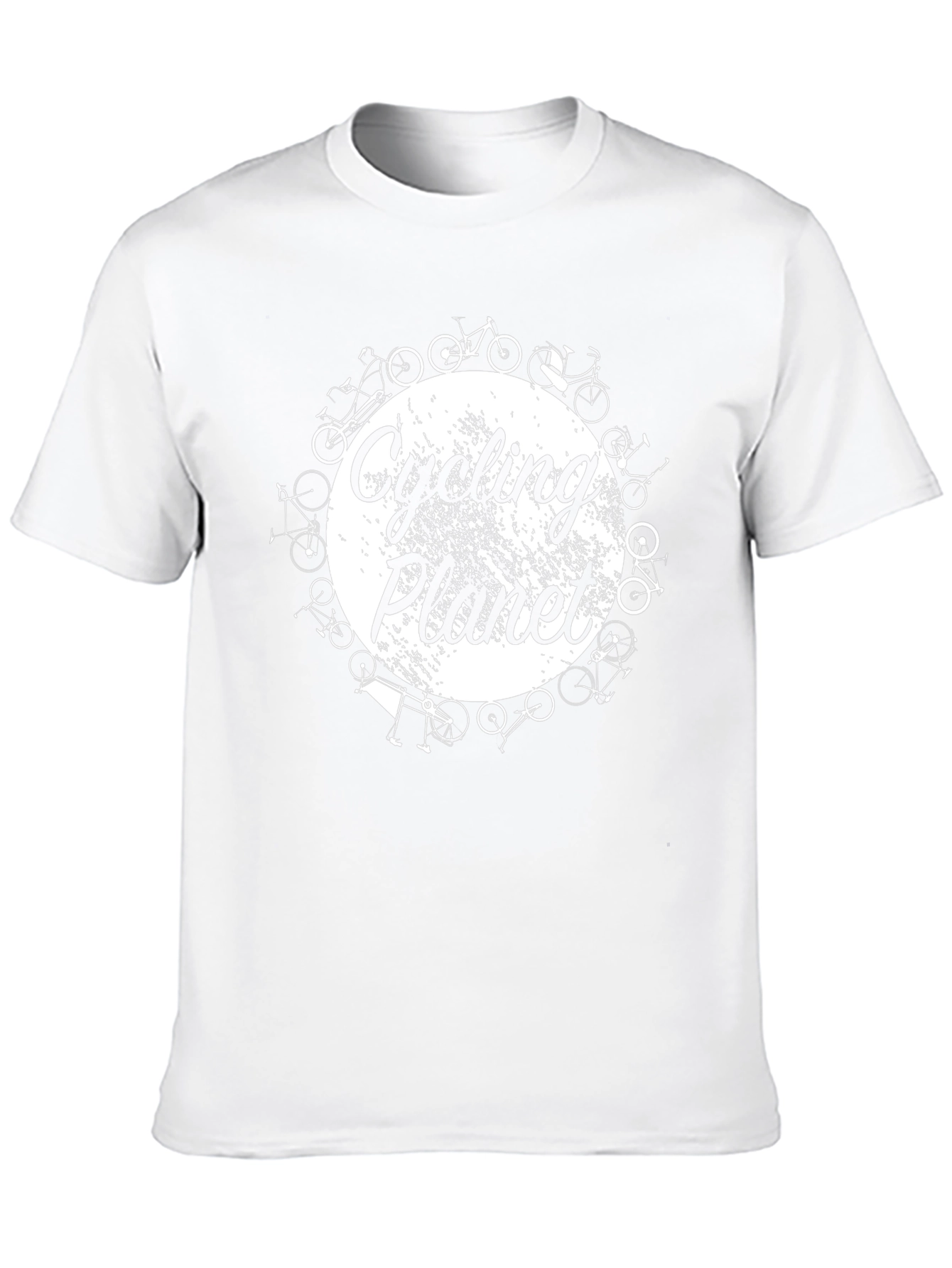 Cycling Planet Graphic Tee - Black