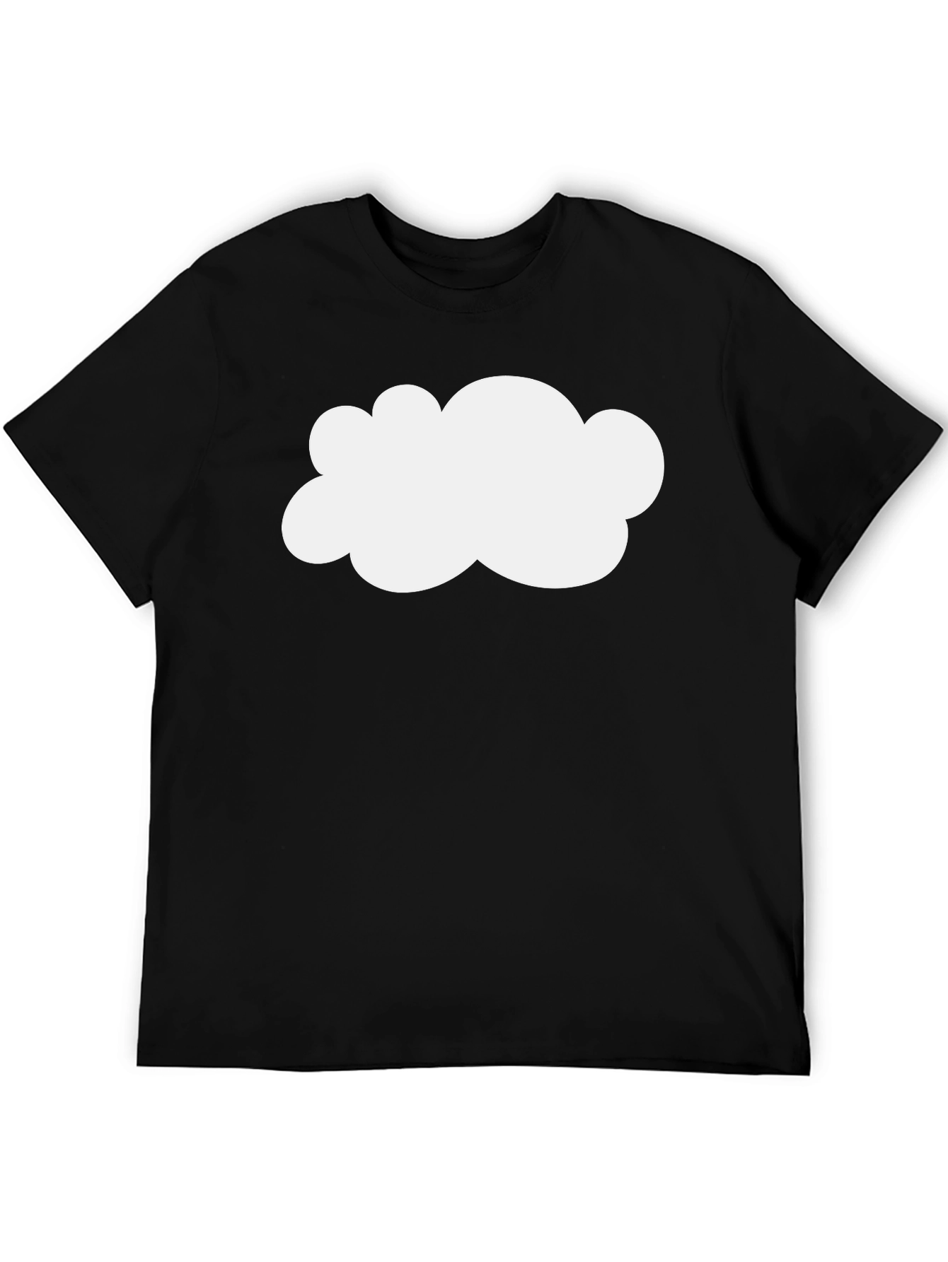 Cloud Graphic Black Tee - Weather Fun!