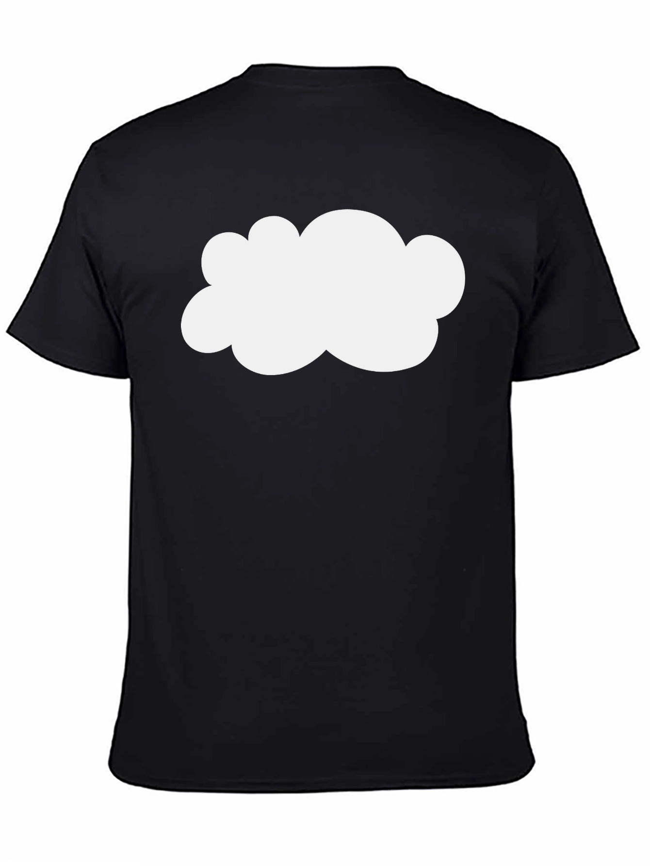Cloud Graphic Black Tee - Weather Fun!