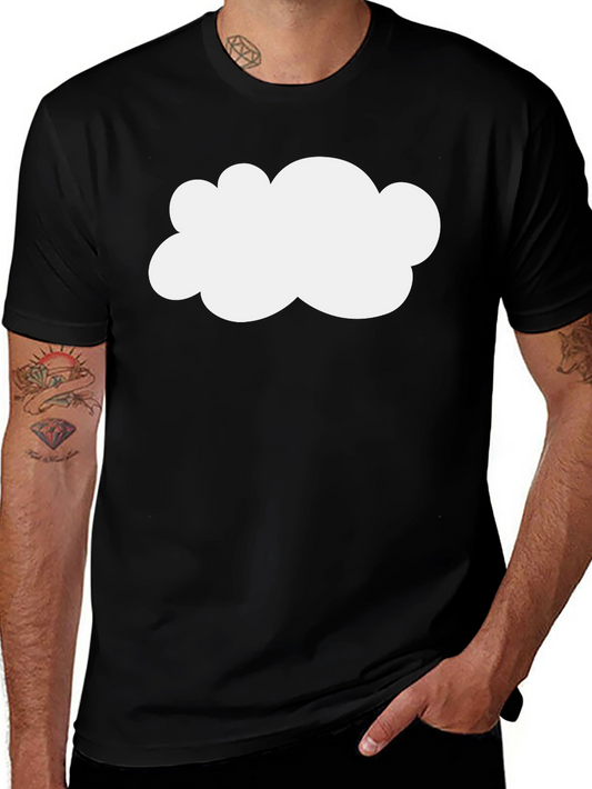 Cloud Graphic Black Tee - Weather Fun!