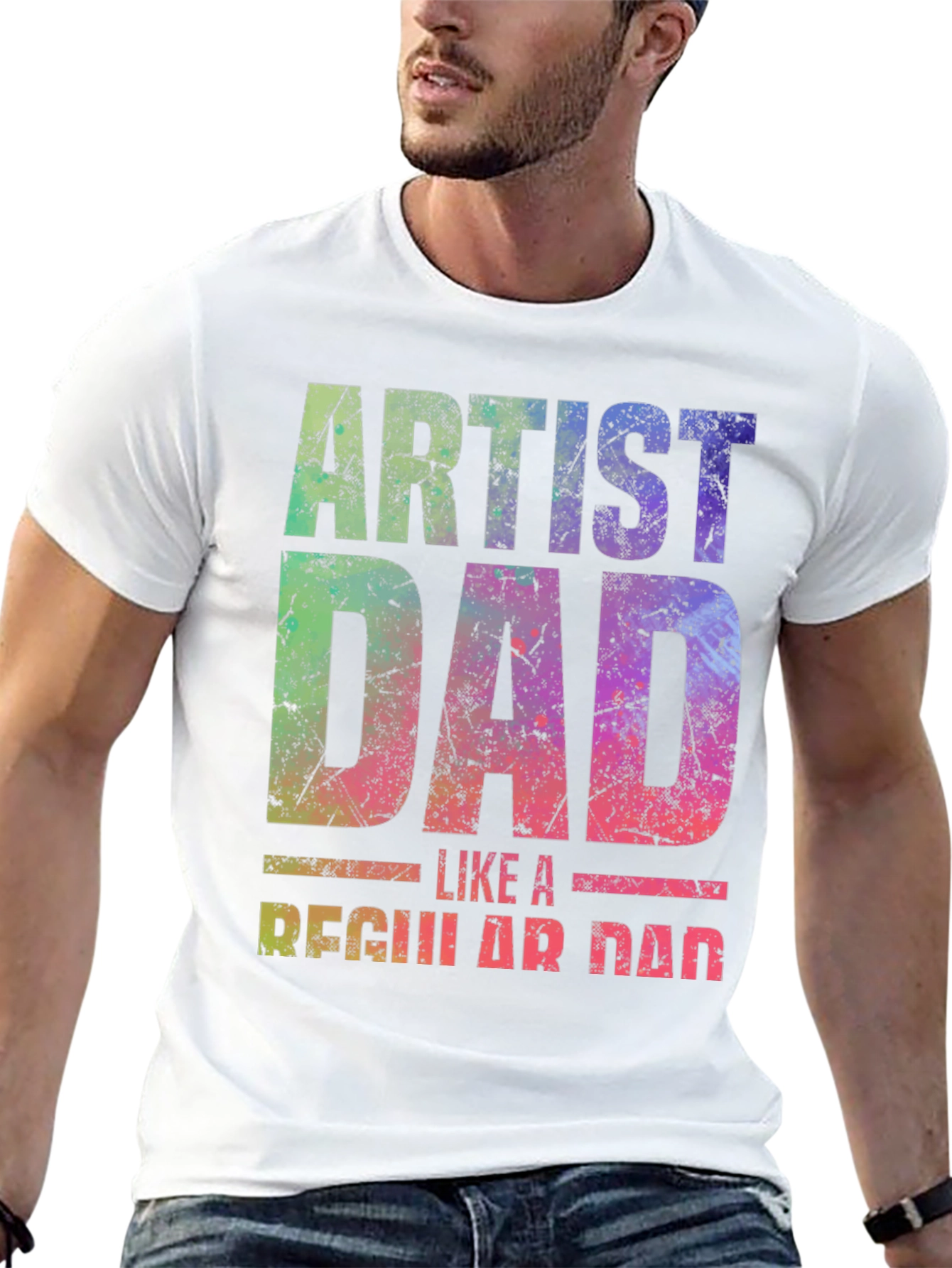 Artist Dad T-Shirt - Unique Graphic Tee