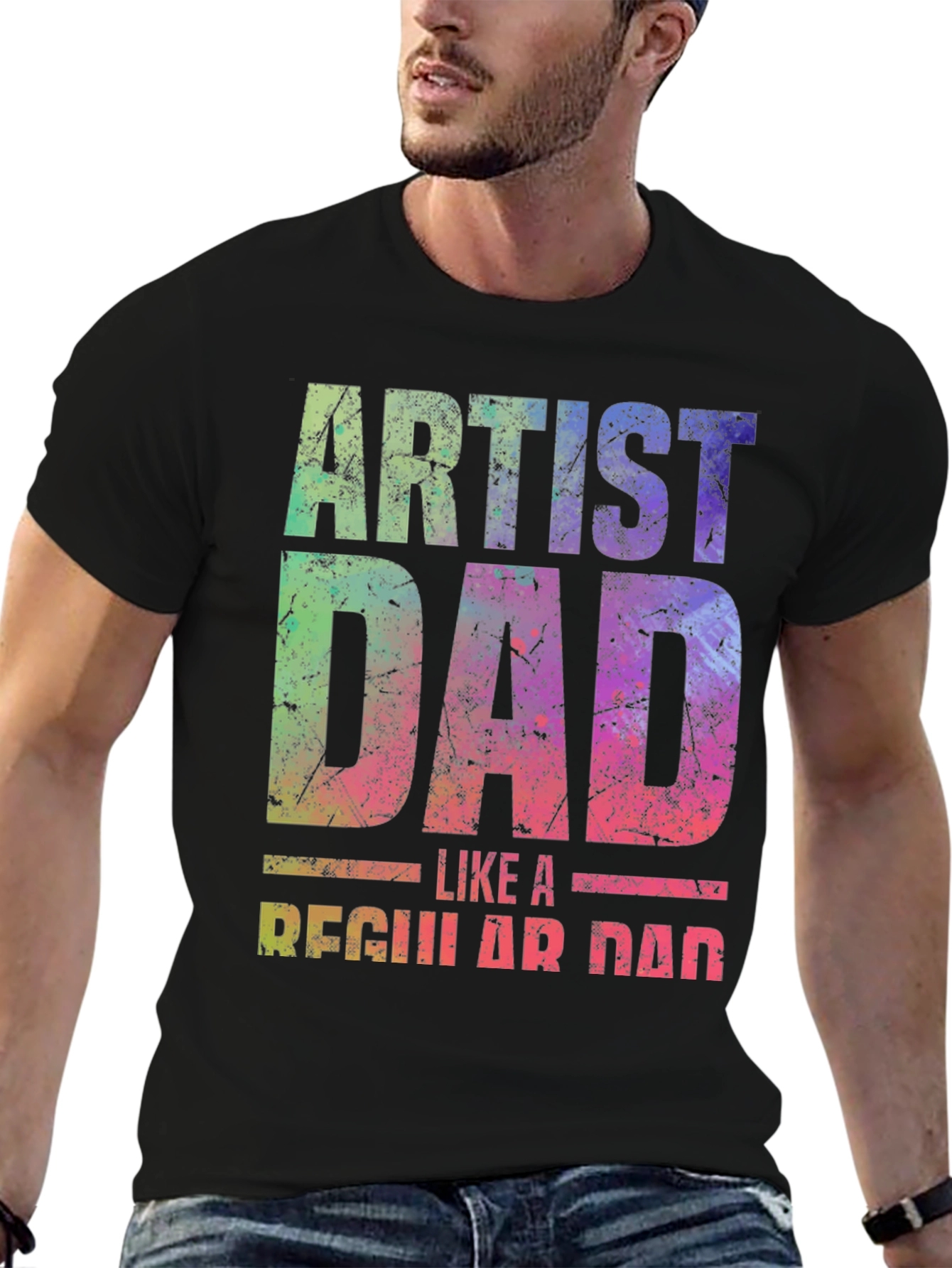 Artist Dad T-Shirt - Unique Graphic Tee