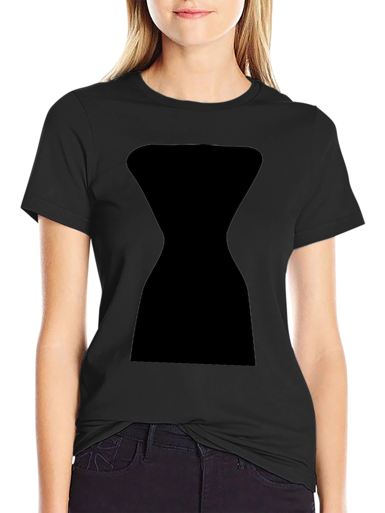 Black Hourglass Graphic Tee