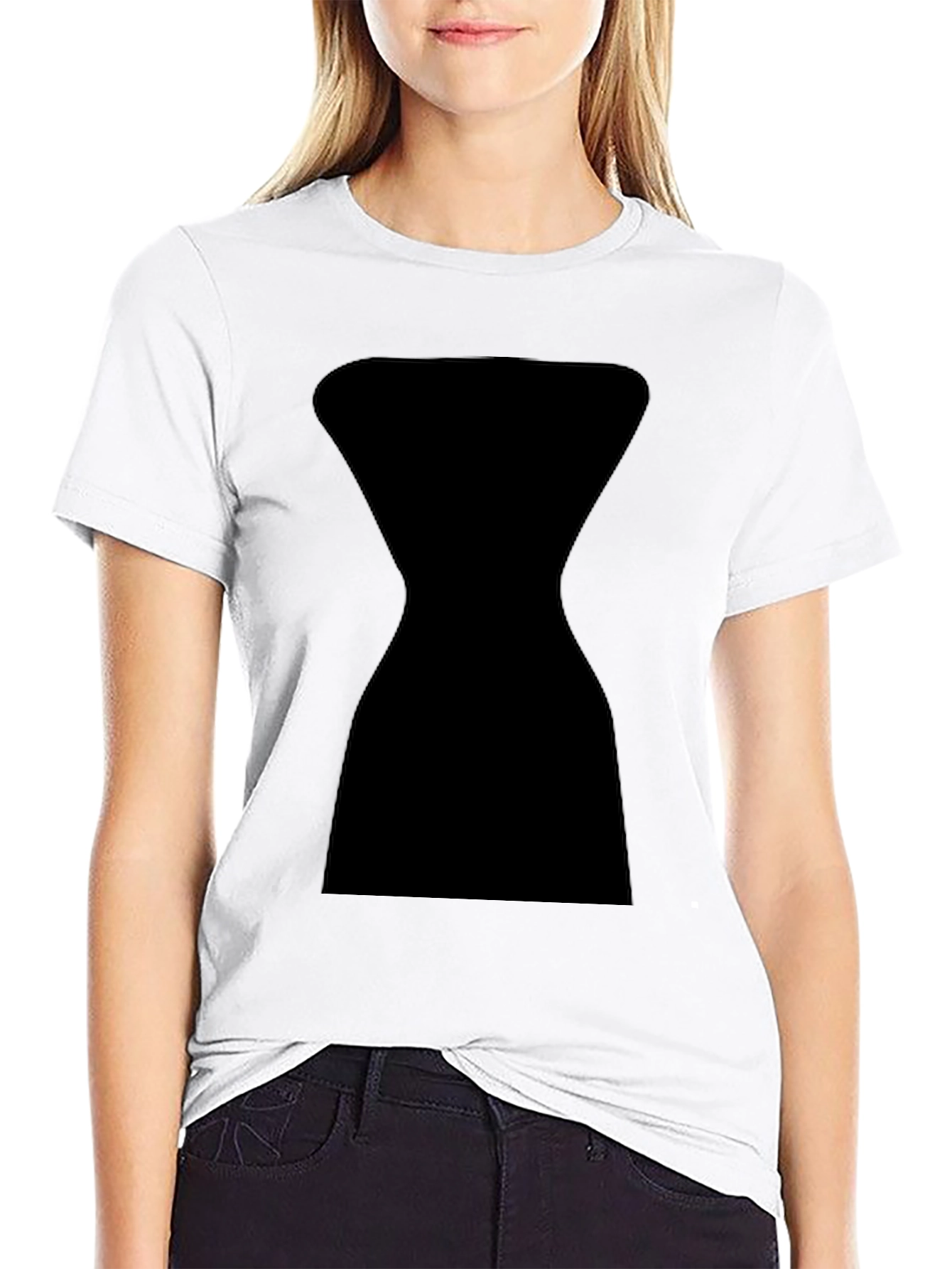 Black Hourglass Graphic Tee