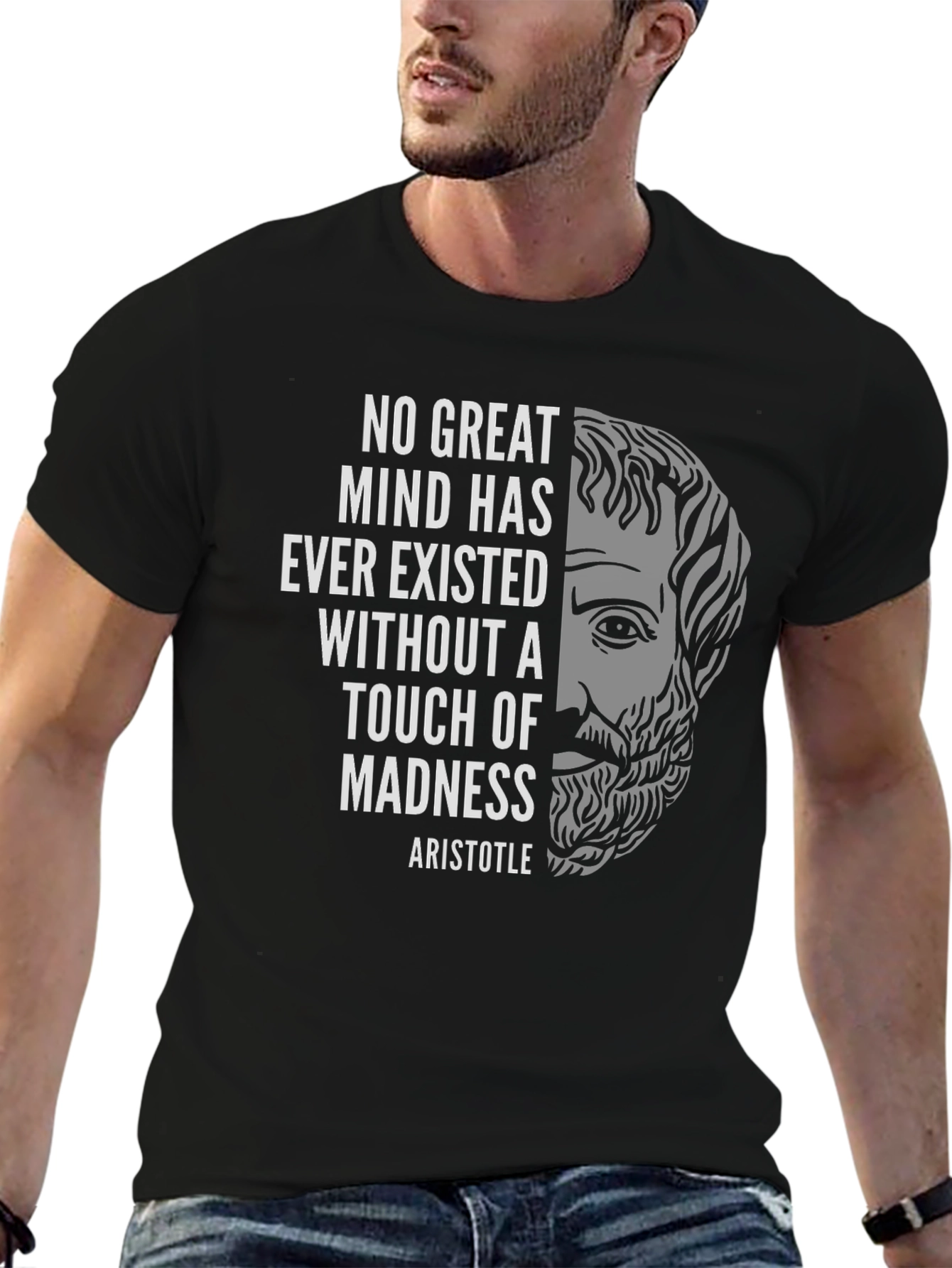 Aristotle Madness T-Shirt - Great Minds Design