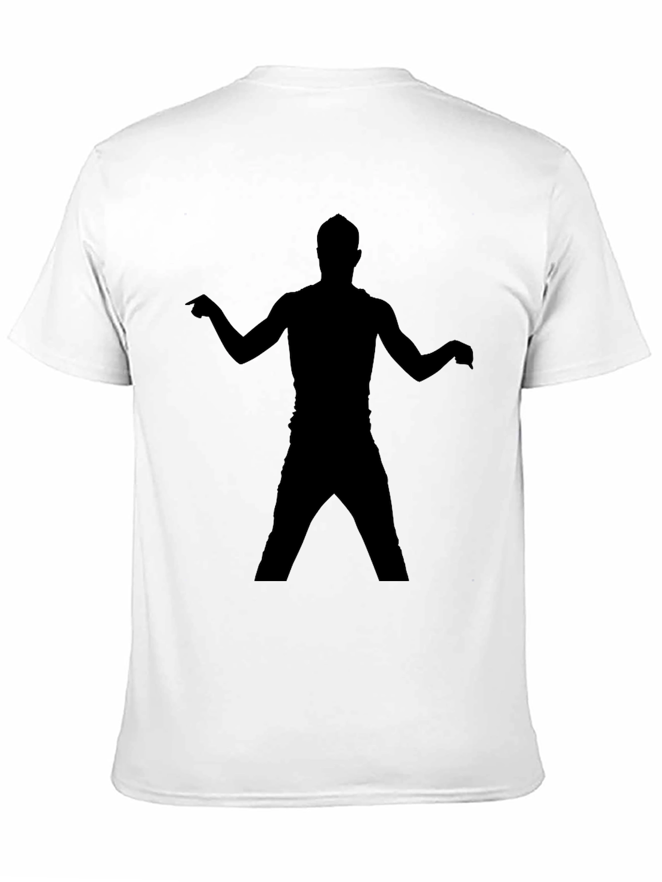 Cool Black T-Shirt with Silhouette Design