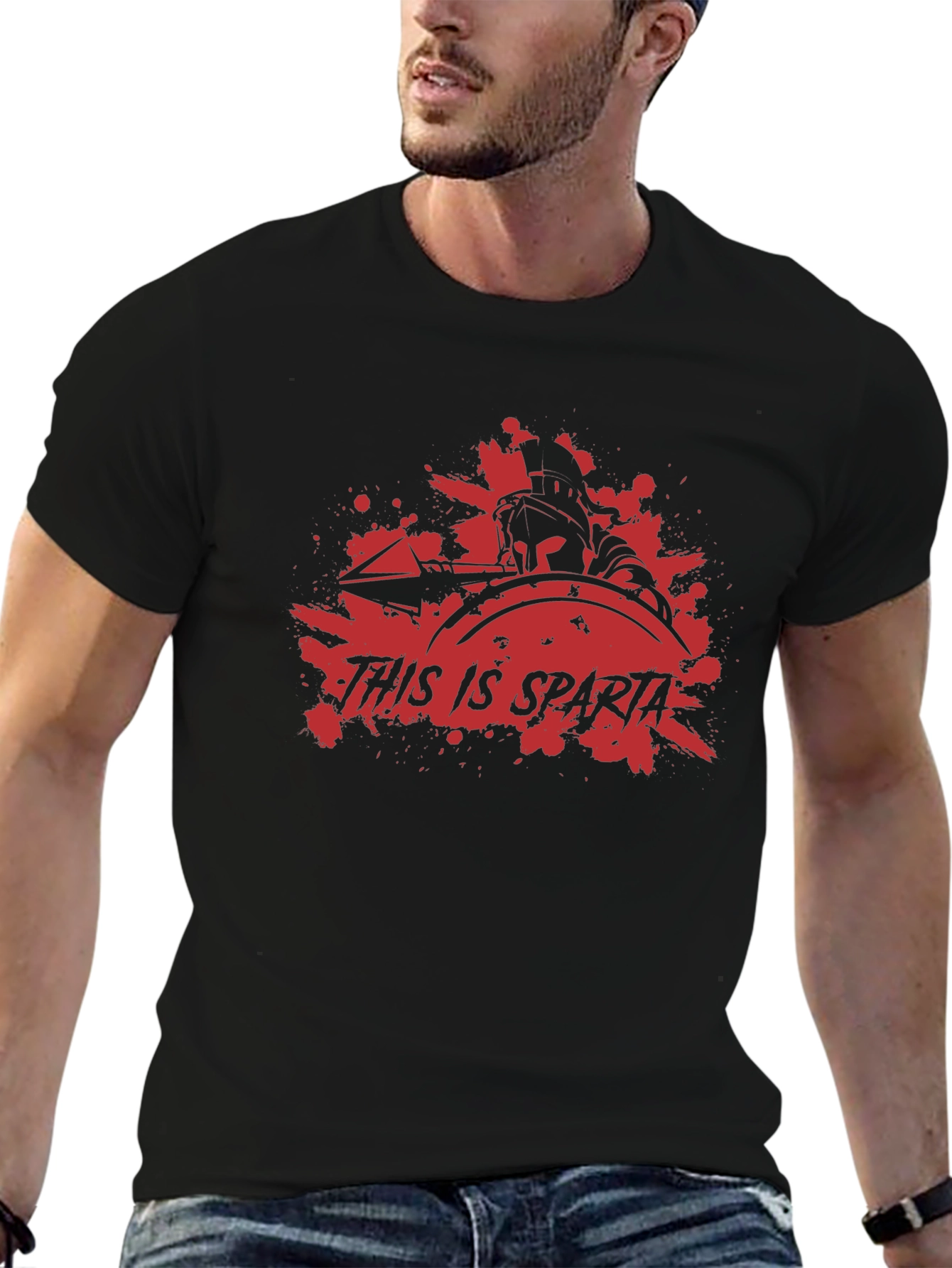 This is Sparta T-Shirt - Warrior Graphic Tee