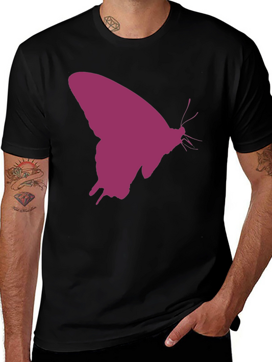 Butterfly Silhouette T-Shirt - Stylish Graphic Tee
