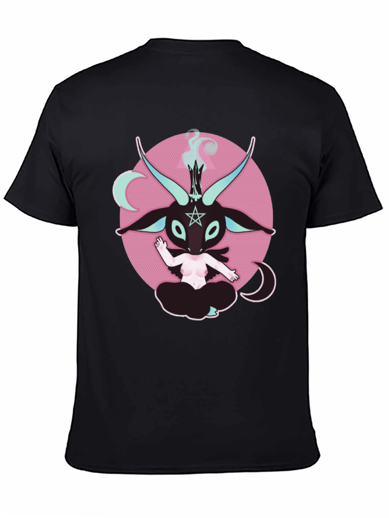 Baphomet Graphic T-Shirt - Black