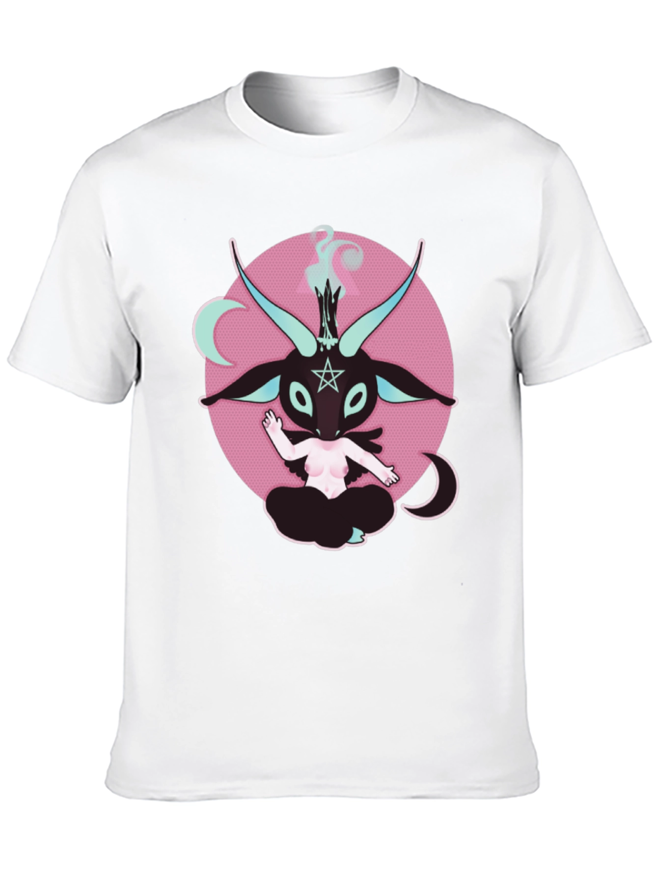 Baphomet Graphic T-Shirt - Black