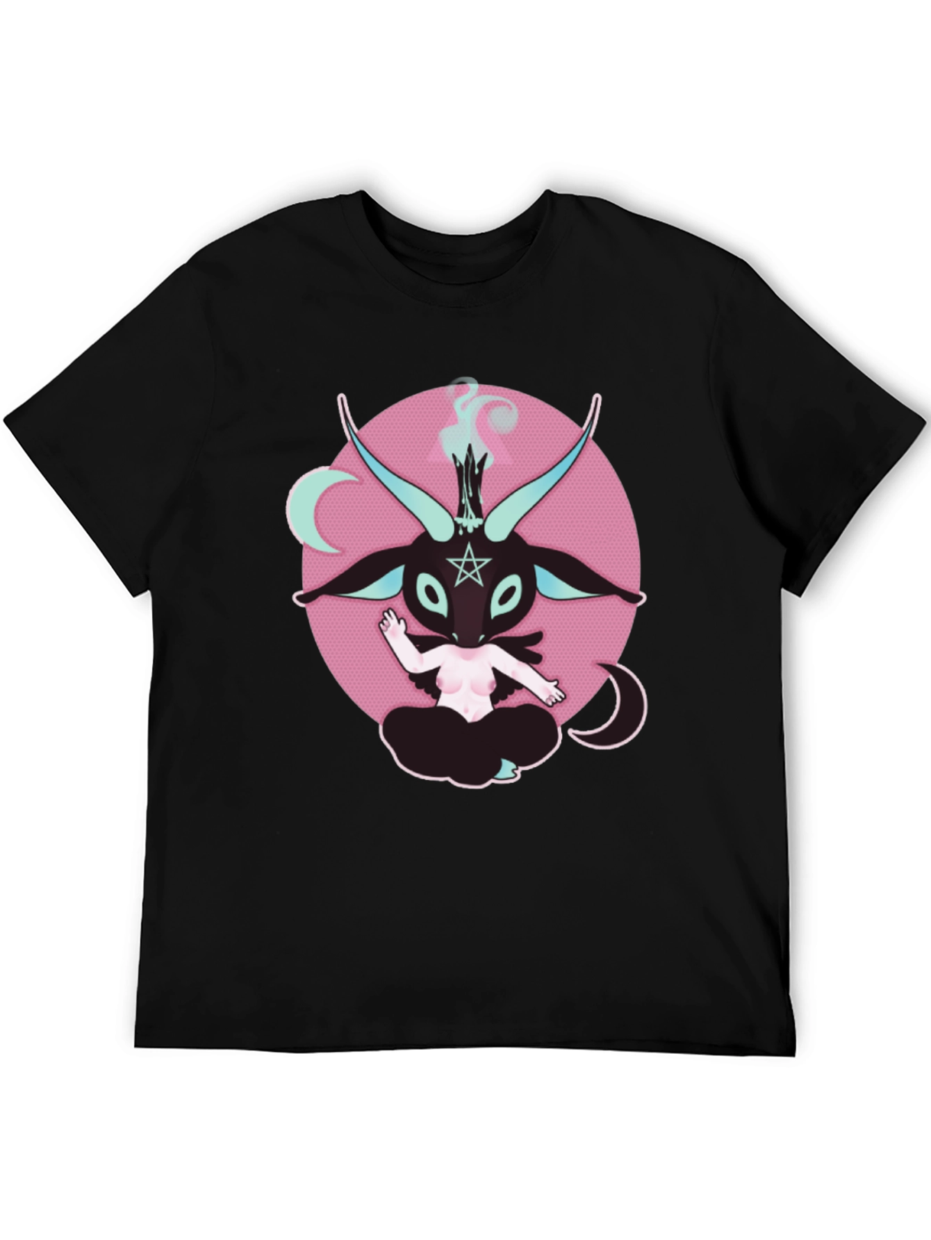 Baphomet Graphic T-Shirt - Black