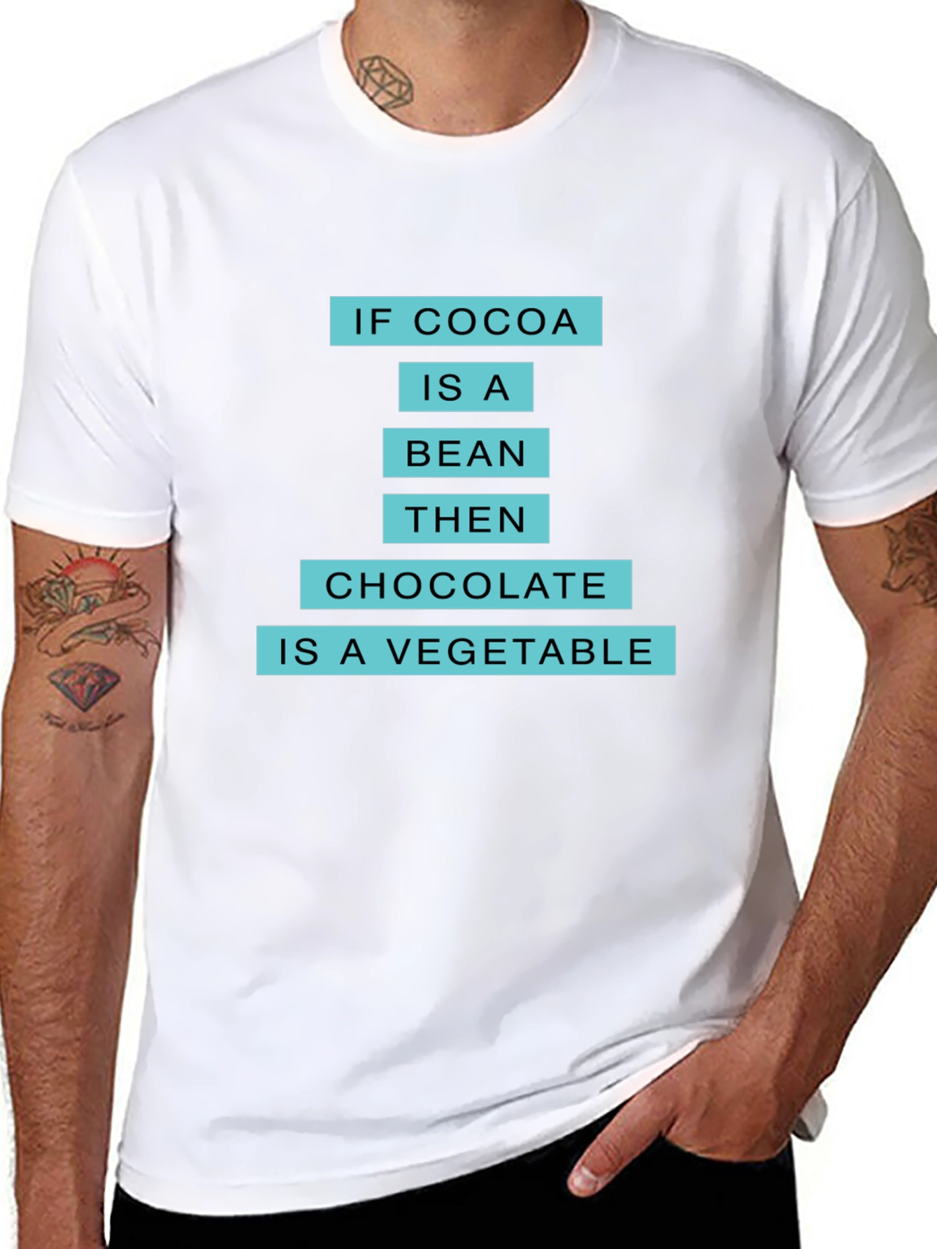 Cocoa Bean Chocolate Vegetable Funny T-Shirt