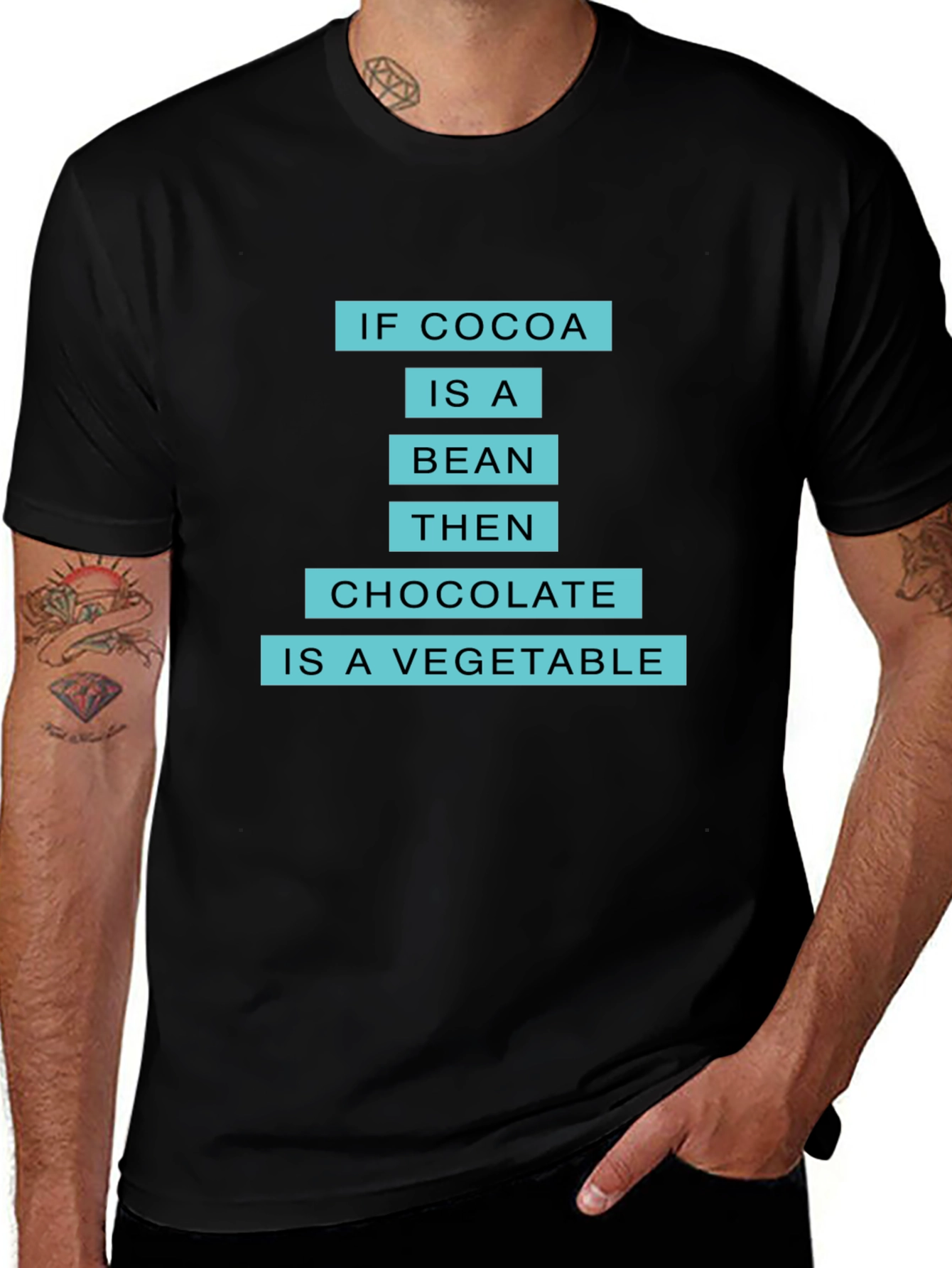 Cocoa Bean Chocolate Vegetable Funny T-Shirt