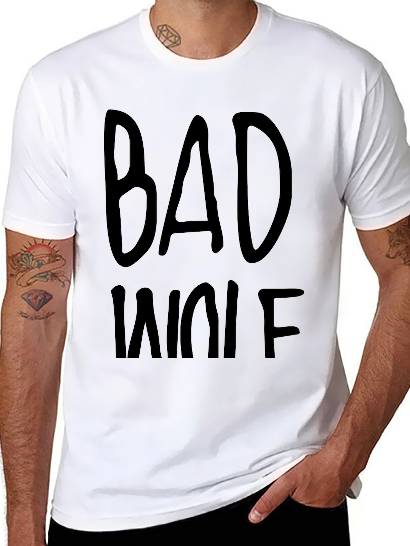 Bad Wolf Graphic Tee - Black T-Shirt