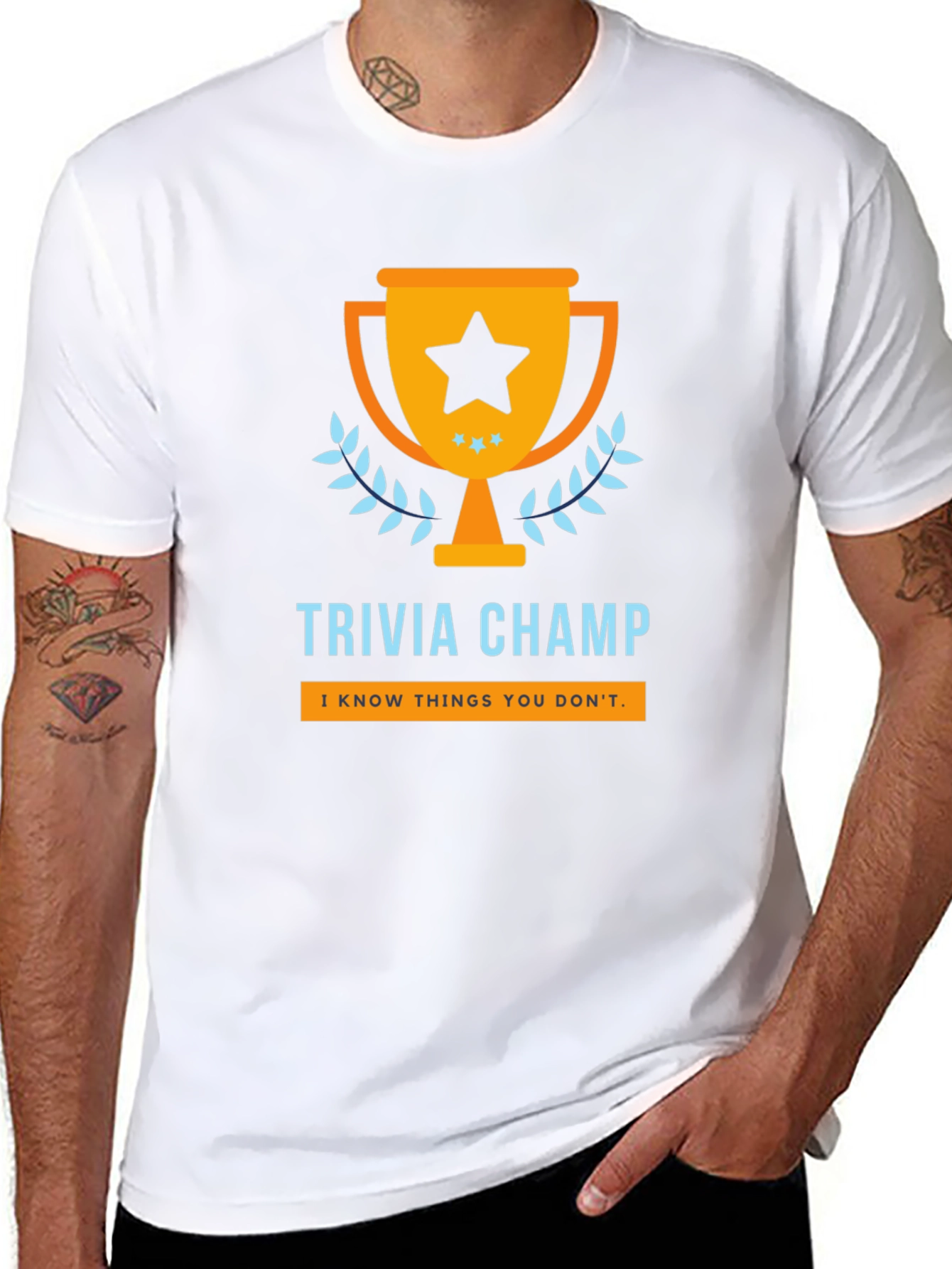 Trivia Champ Graphic T-Shirt