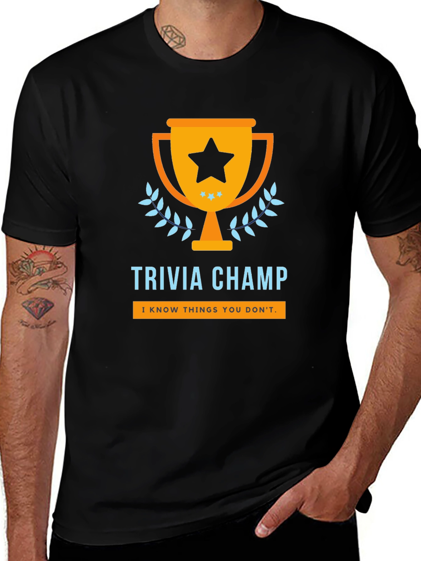 Trivia Champ Graphic T-Shirt