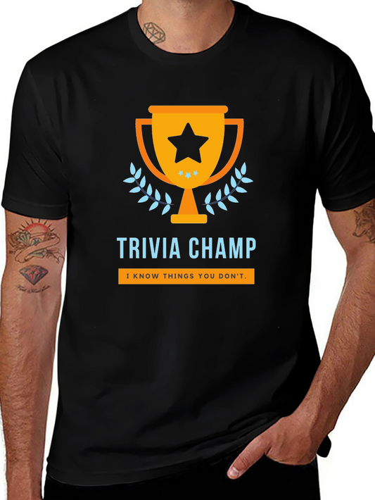 Trivia Champ Graphic T-Shirt