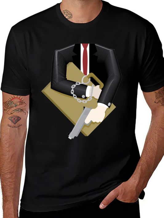 Suit & Briefcase Graphic T-Shirt