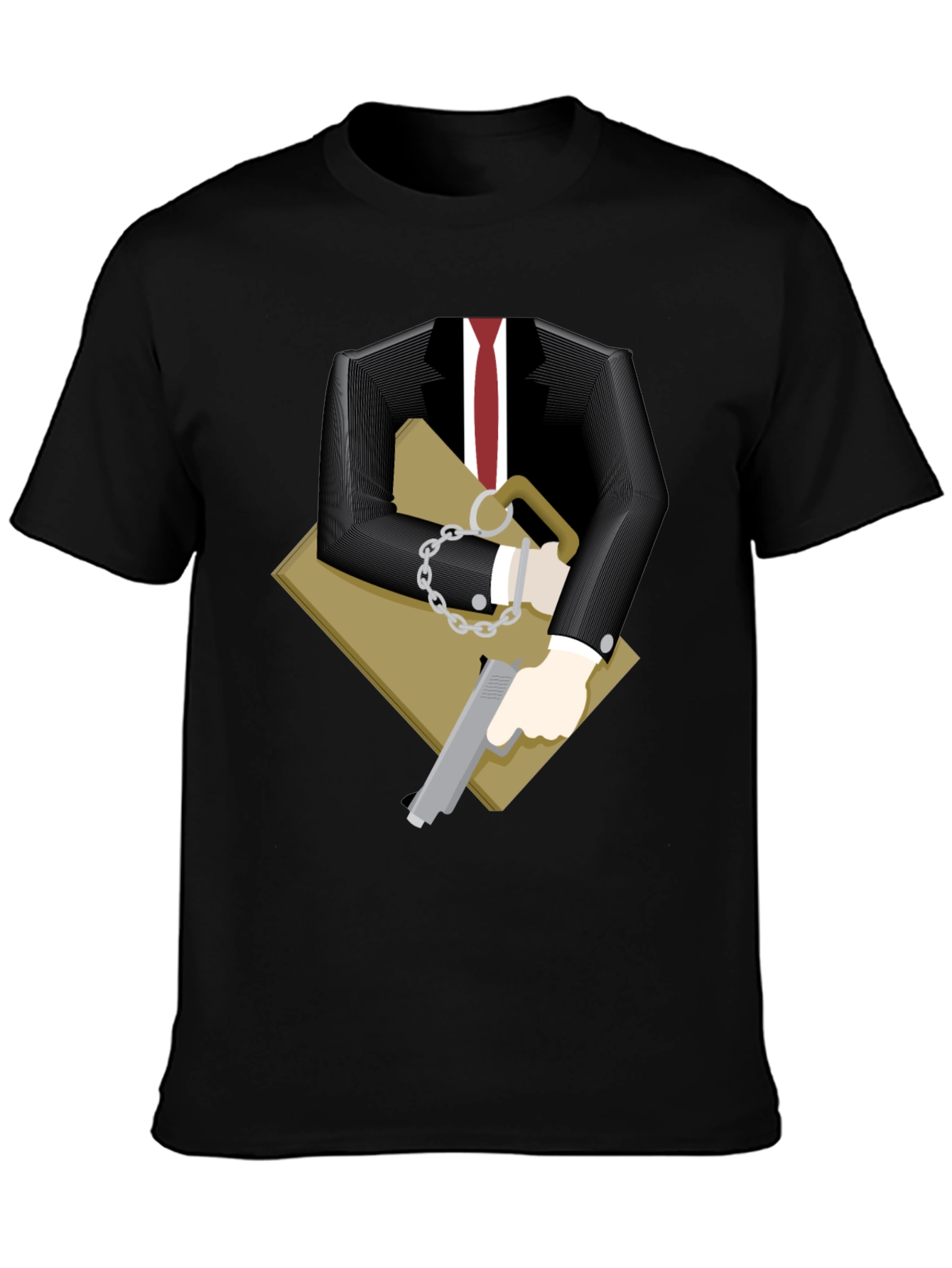 Suit & Briefcase Graphic T-Shirt