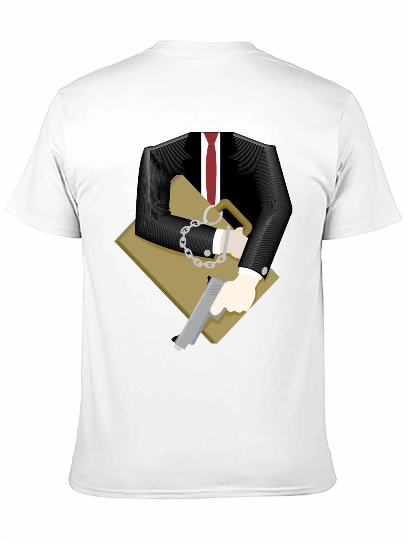 Suit & Briefcase Graphic T-Shirt