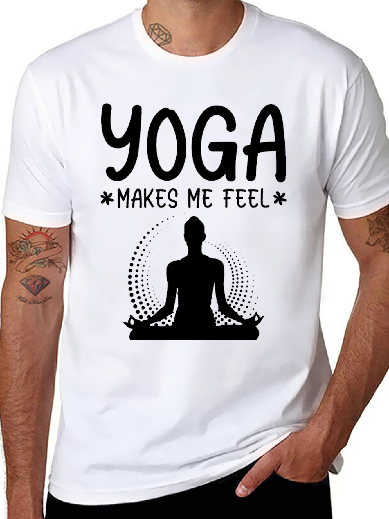 Yoga Makes Me Feel Good T-Shirt