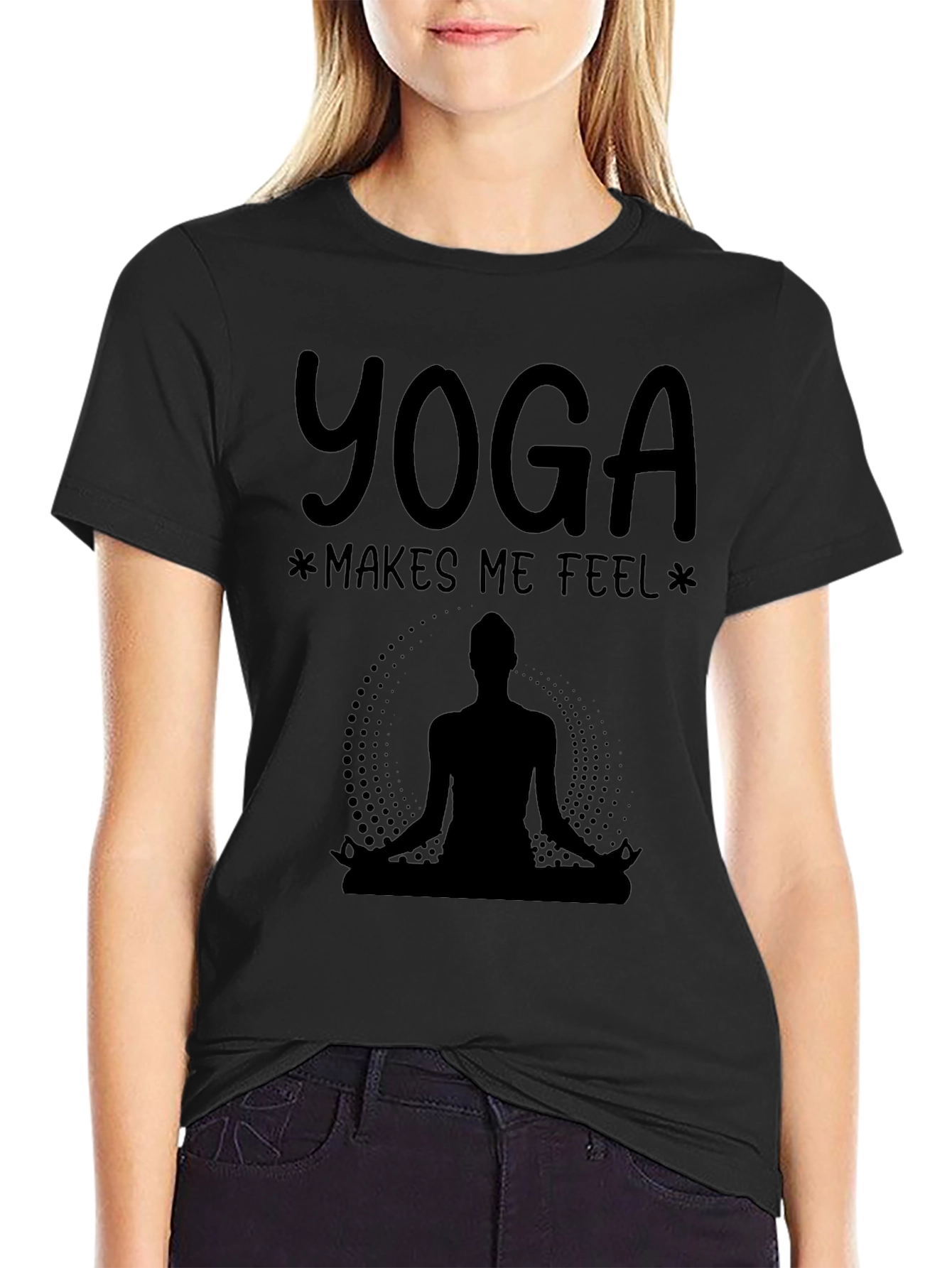 Yoga Makes Me Feel Good T-Shirt
