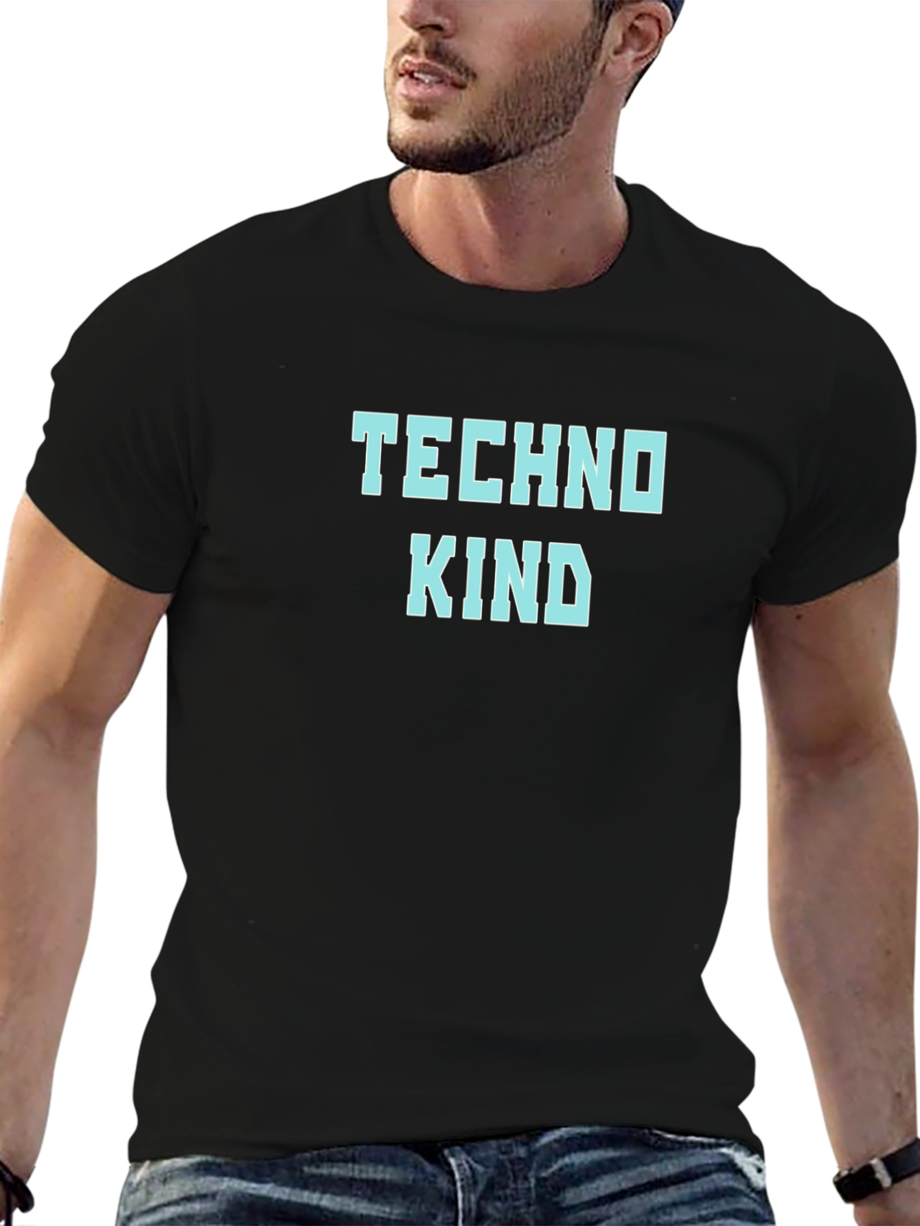 Techno Kind Graphic Tee - Modern Comfort