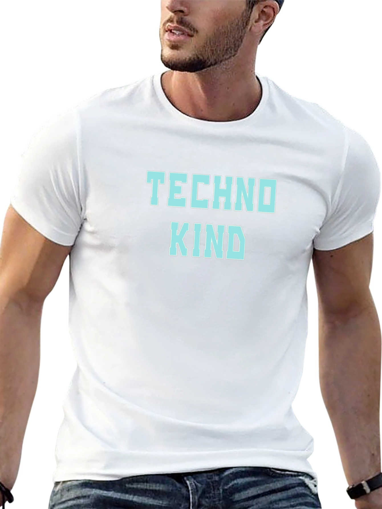 Techno Kind Graphic Tee - Modern Comfort