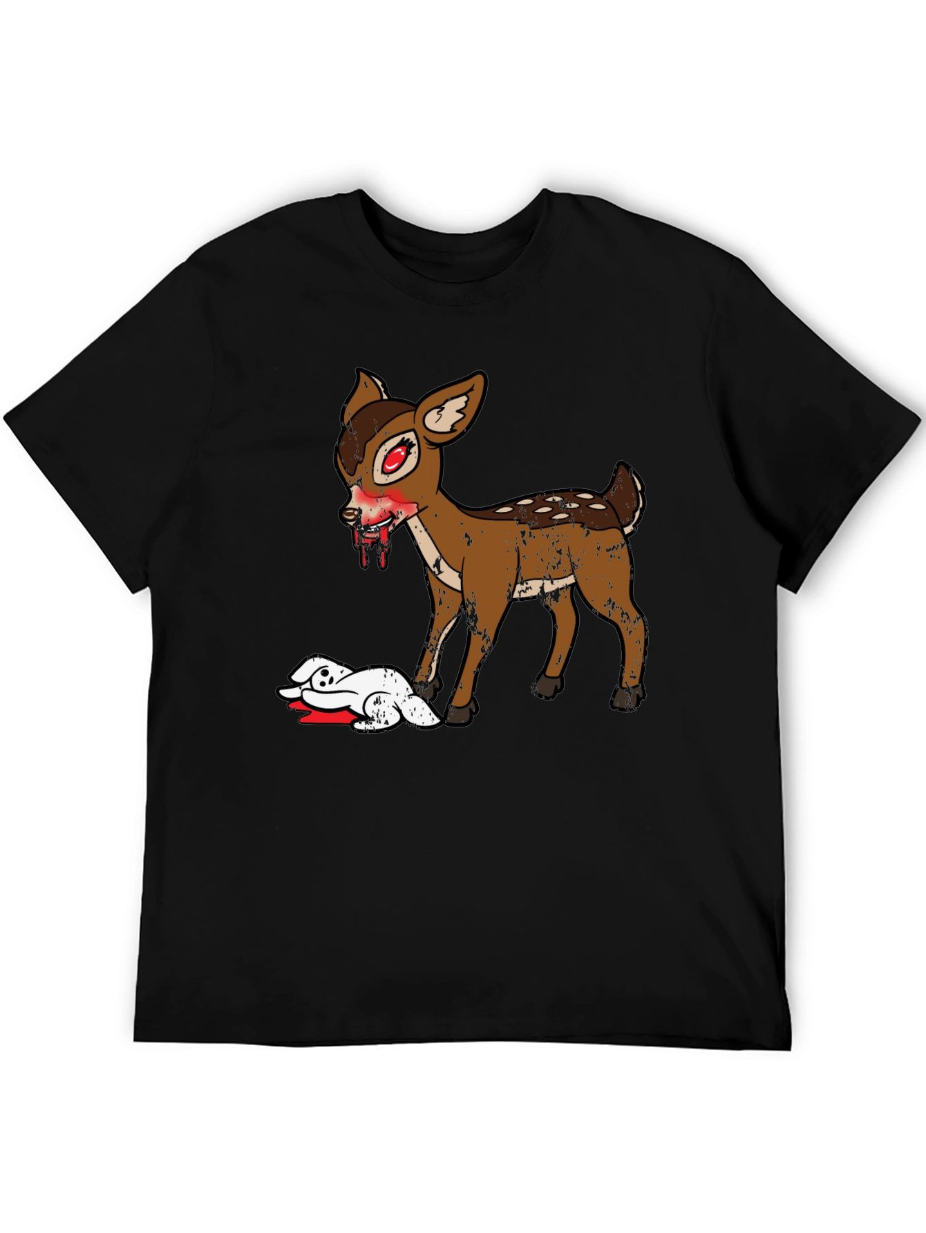 Zombie Deer Graphic T-Shirt