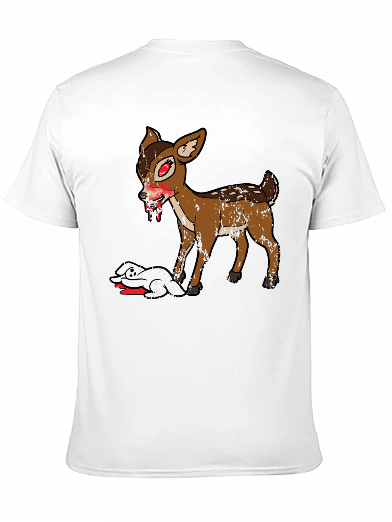 Zombie Deer Graphic T-Shirt