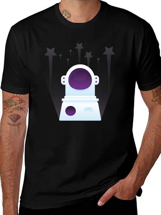 Astronaut Graphic Tee - Space Lover T-Shirt