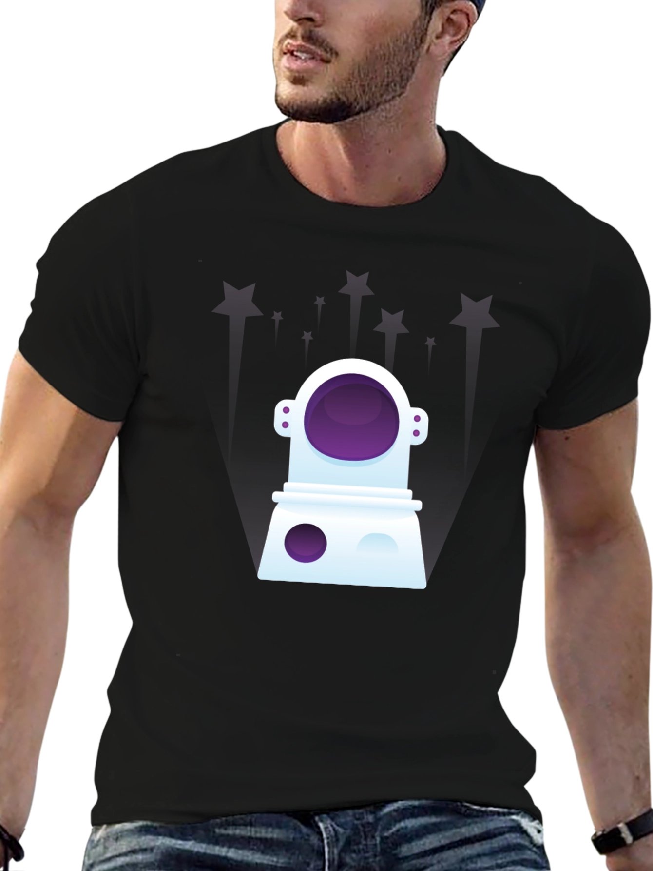 Astronaut Graphic Tee - Space Lover T-Shirt