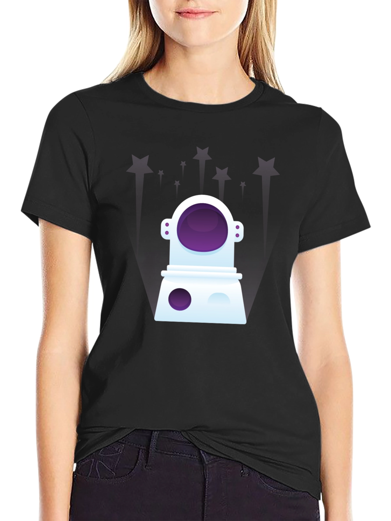 Astronaut Graphic Tee - Space Lover T-Shirt