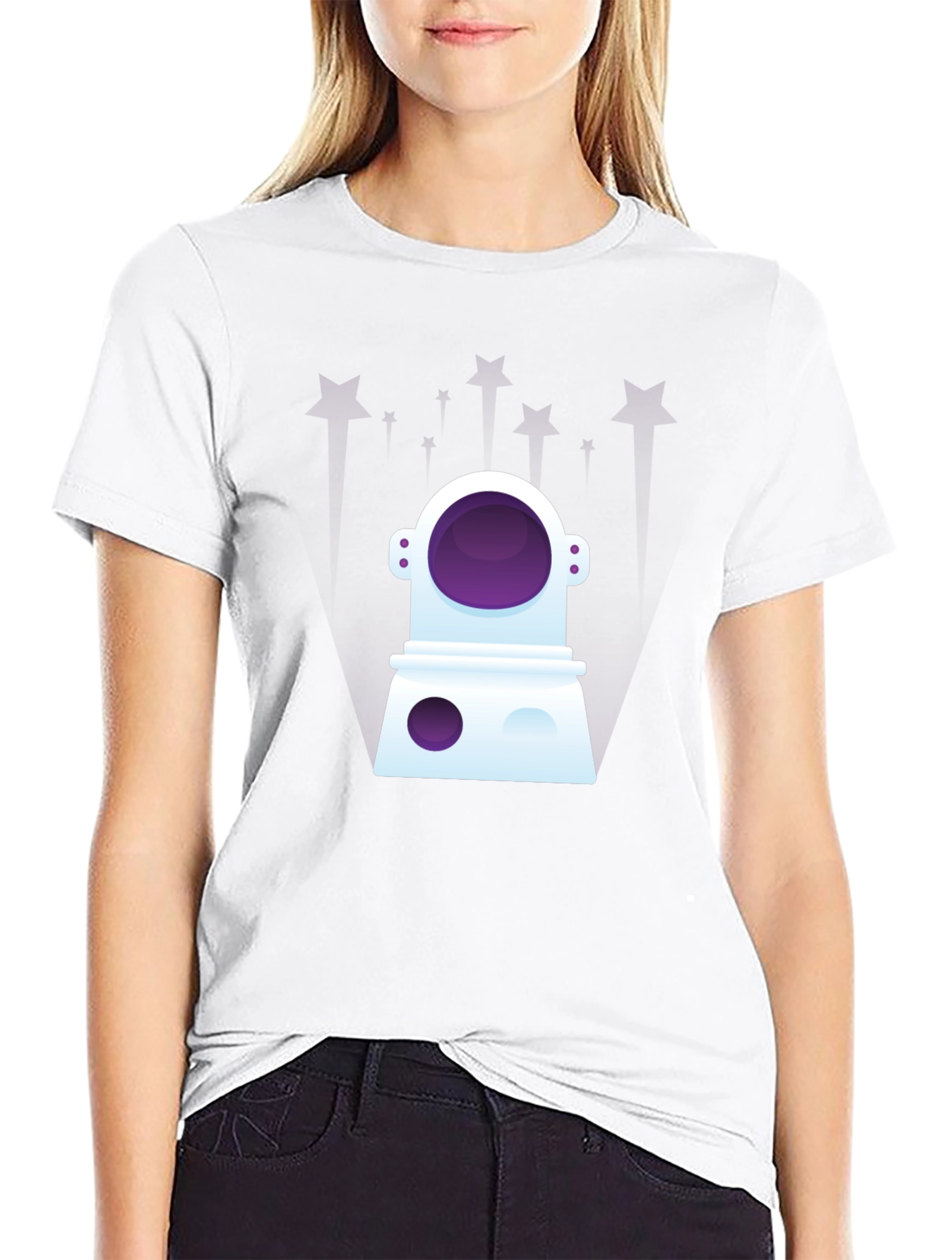 Astronaut Graphic Tee - Space Lover T-Shirt