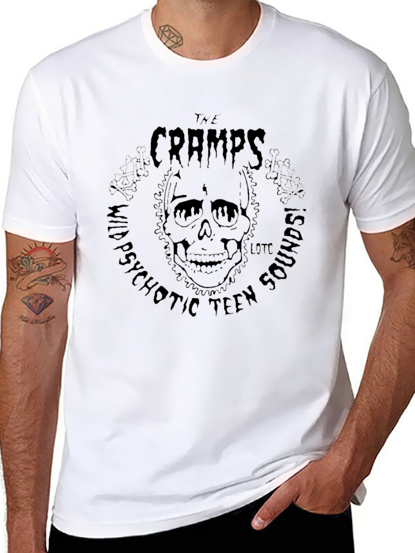 The Cramps Wild Psychotic Teen Sounds Band T-Shirt
