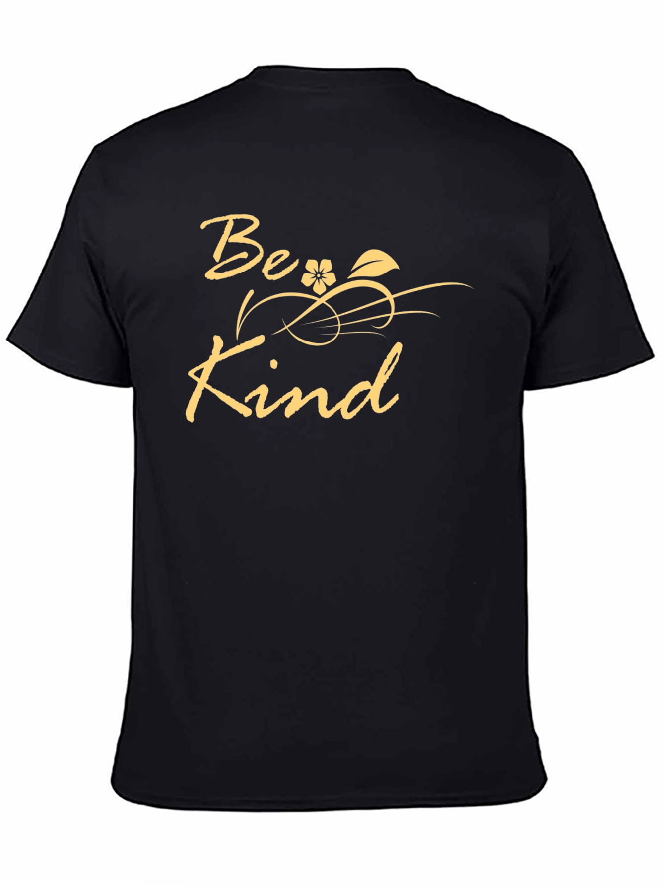 Be Kind Graphic Tee - Soft Black T-Shirt
