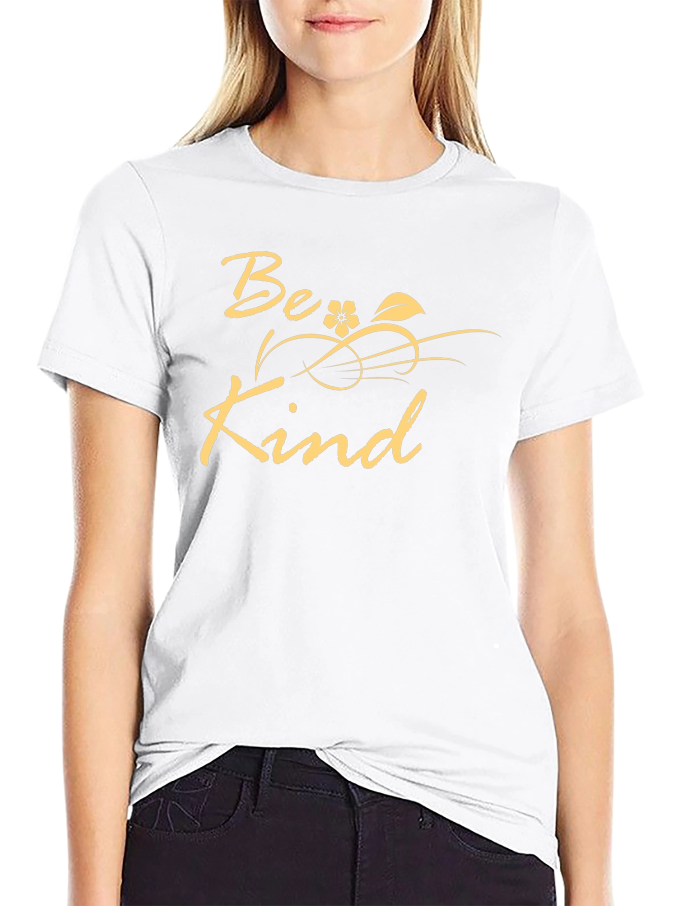 Be Kind Graphic Tee - Soft Black T-Shirt