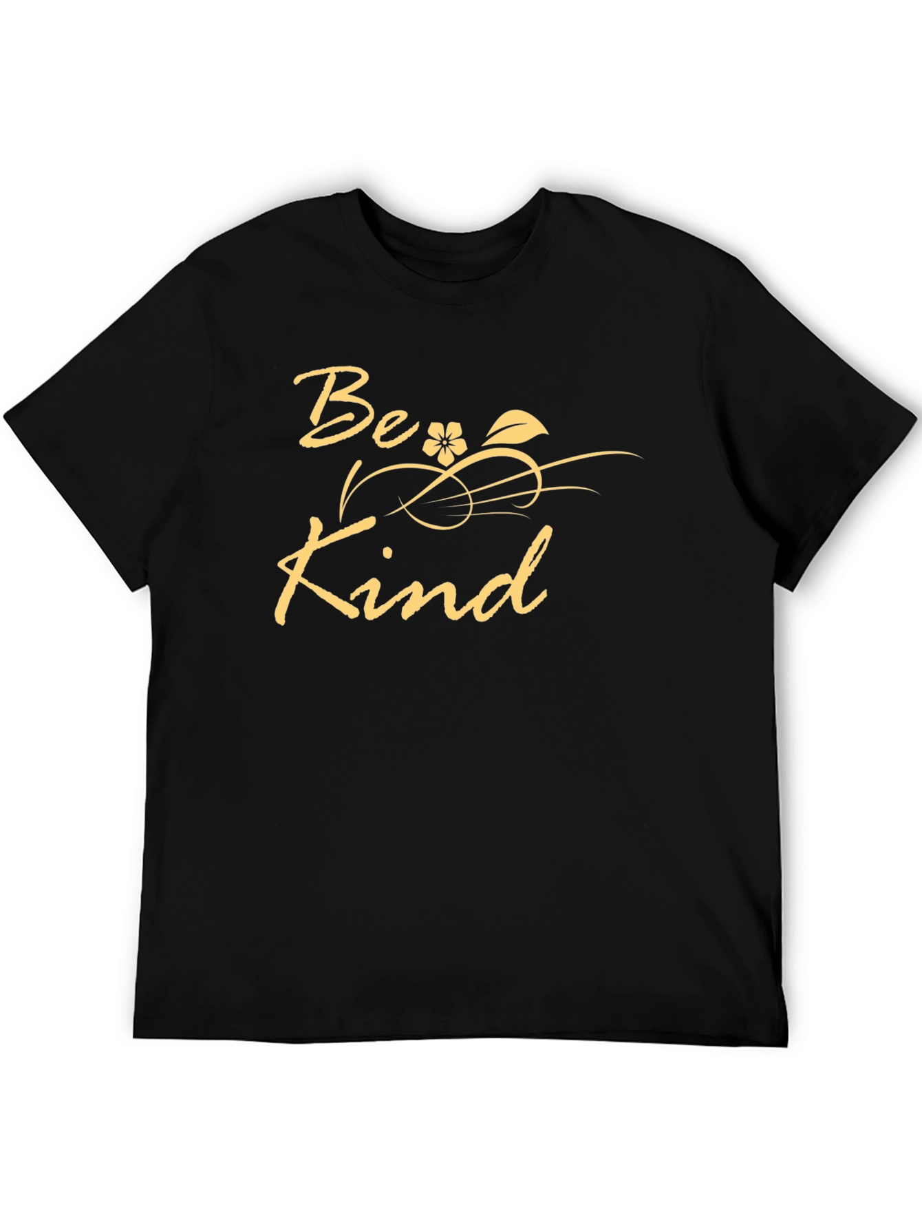 Be Kind Graphic Tee - Soft Black T-Shirt