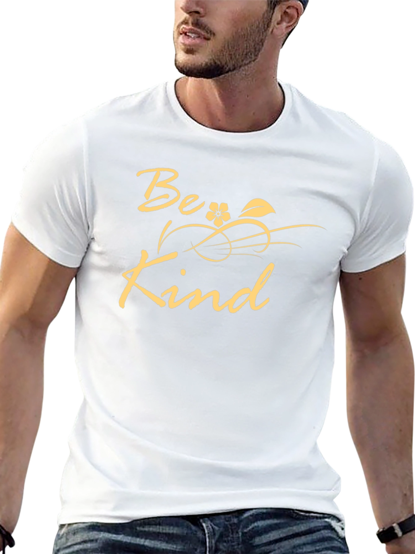 Be Kind Graphic Tee - Soft Black T-Shirt